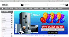 Desktop Screenshot of metrolifestyle.co.za